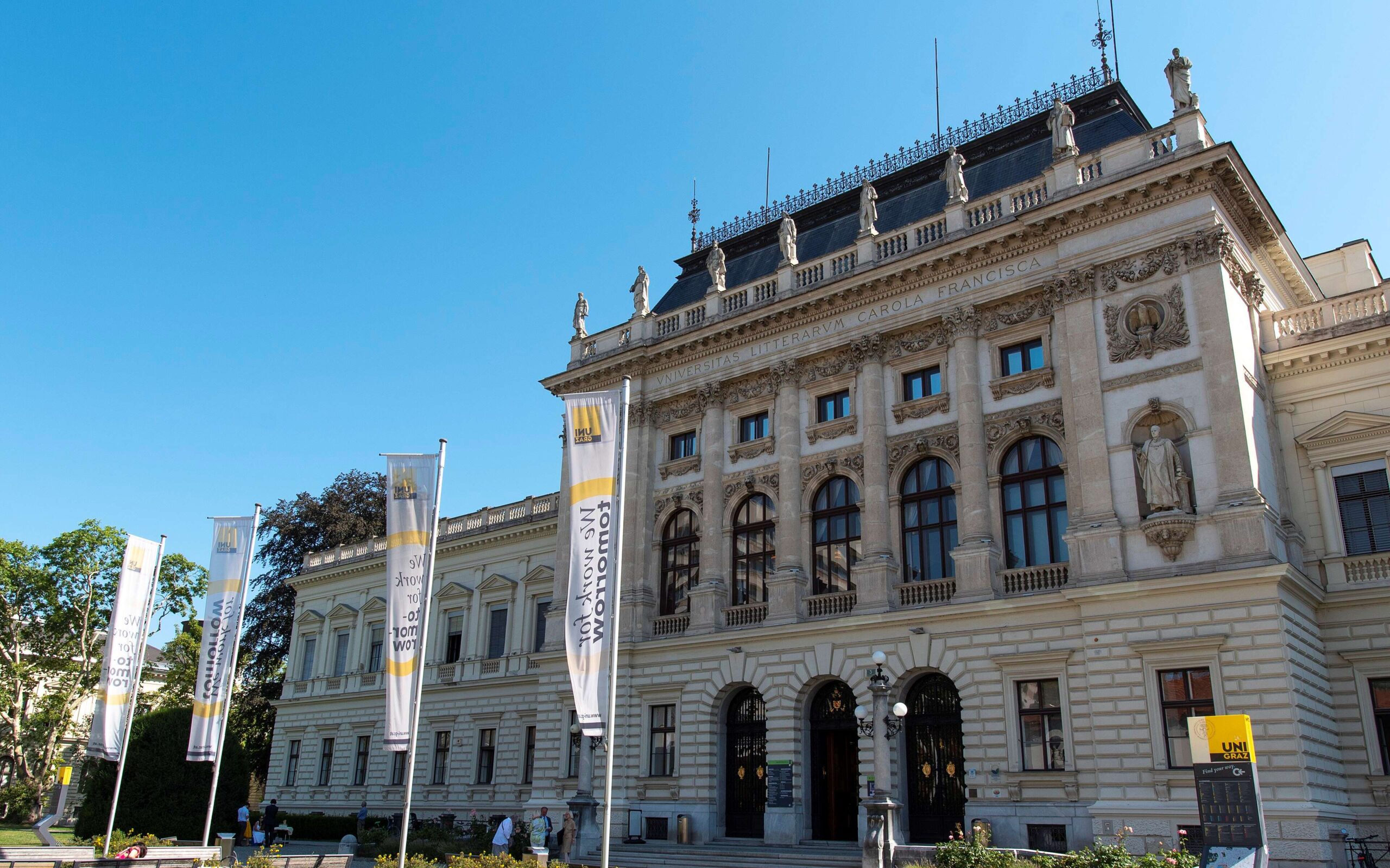 Hauptgebäude der Karl-Franzens-Universität in Graz © Universität Graz
